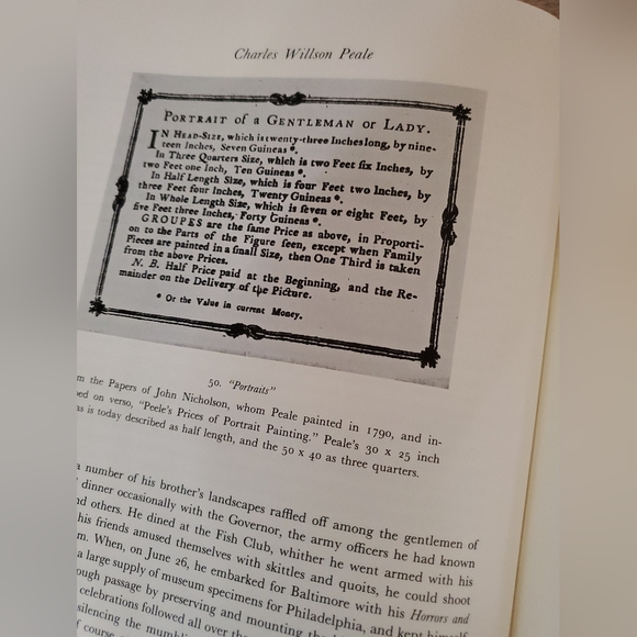 1st Edition Charles Willson Peale 1969 Biography - Picture 9 of 12